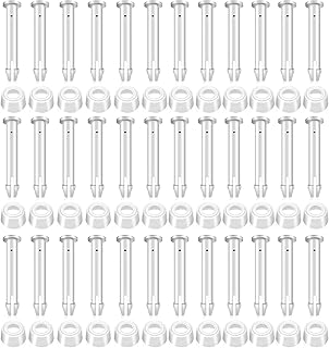 36Pcs Plastic Pool Joint Pins & Pool Seals Compatible with Intex 13'-24' Above Ground Round Metal Frame Pools and Intex Rectangular Metal Frame Pools Replacement Parts(2.36 Inch)