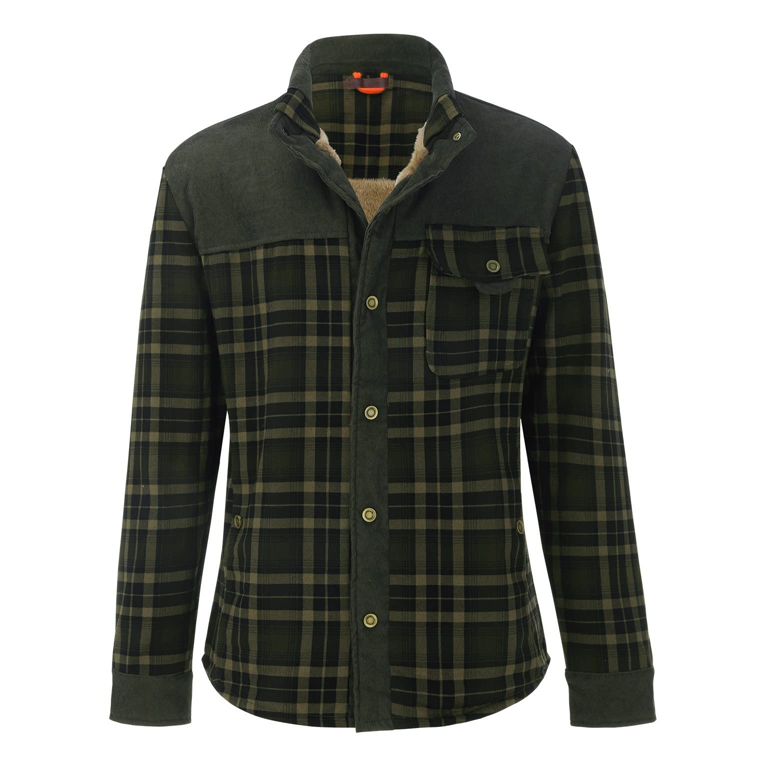 Camicia termica da uomo foderata 4XL: camicia a quadri, slim fit, giacca a quadri, giacca a maniche lunghe, giacca invernale da lavoro, oversize, calda flanella/giacca termica invernale