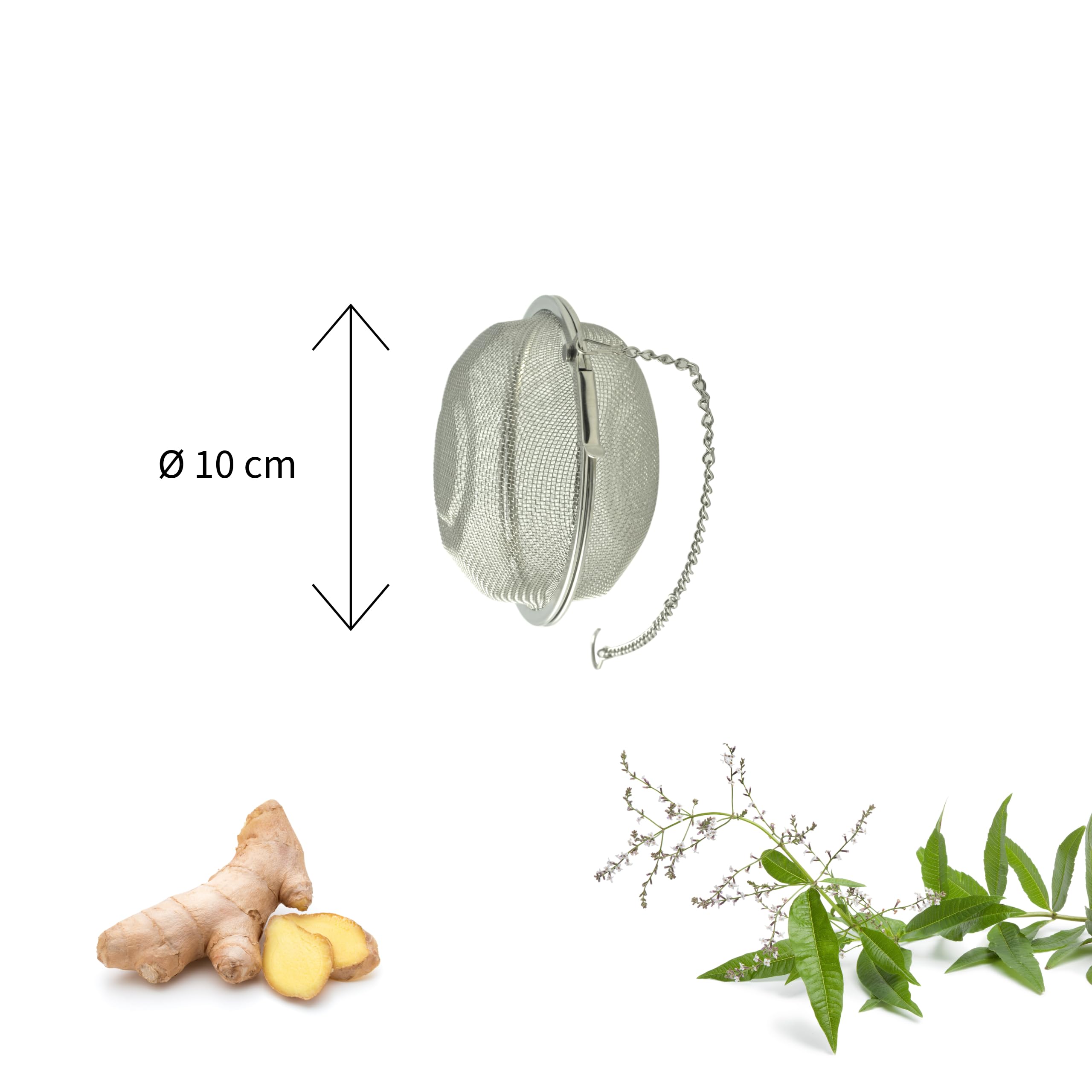 Mali's, 10590, Kula przyprawowa, Ø 10 Cm, stal nierdzewna