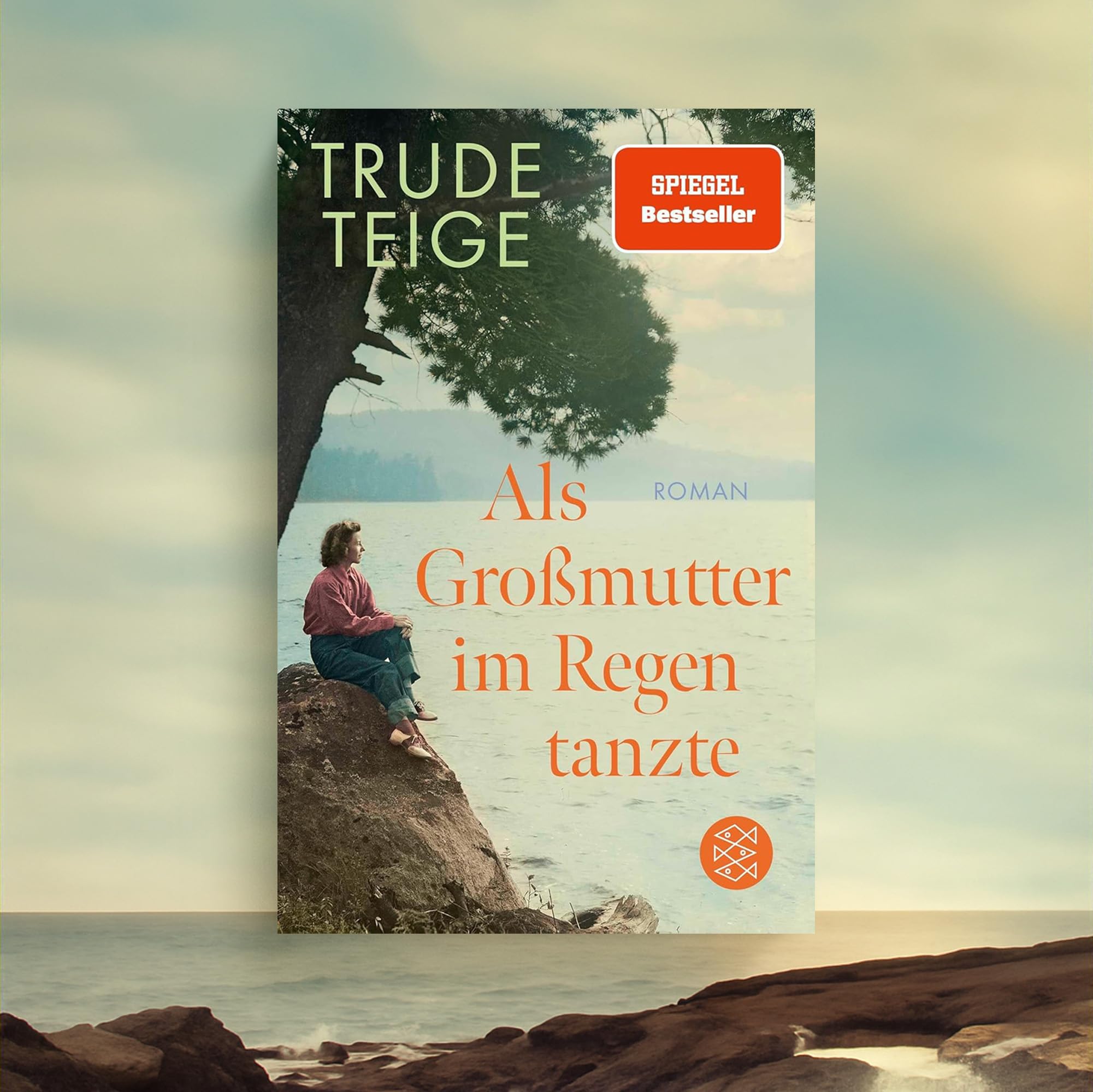 Trude Teige Bücherset Bestseller Roman-Trilogie mit Lesezeichen – Als Großmutter im Regen tanzte, Und Großvater atmete mit den Wellen & Wir sehen uns wieder am Meer – Familienroman über Generationen
