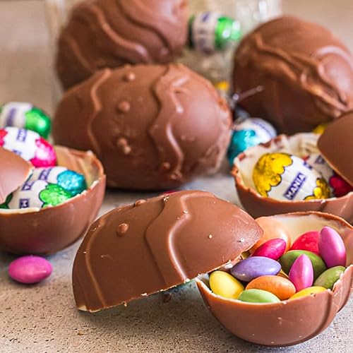 Miniatura 6 de Moldes de silicona de conejo de chocolate, huevo de Pascua y paletas, 50 palos de madera, 2 mini martillos de madera, 5 pinceles para pasteles,