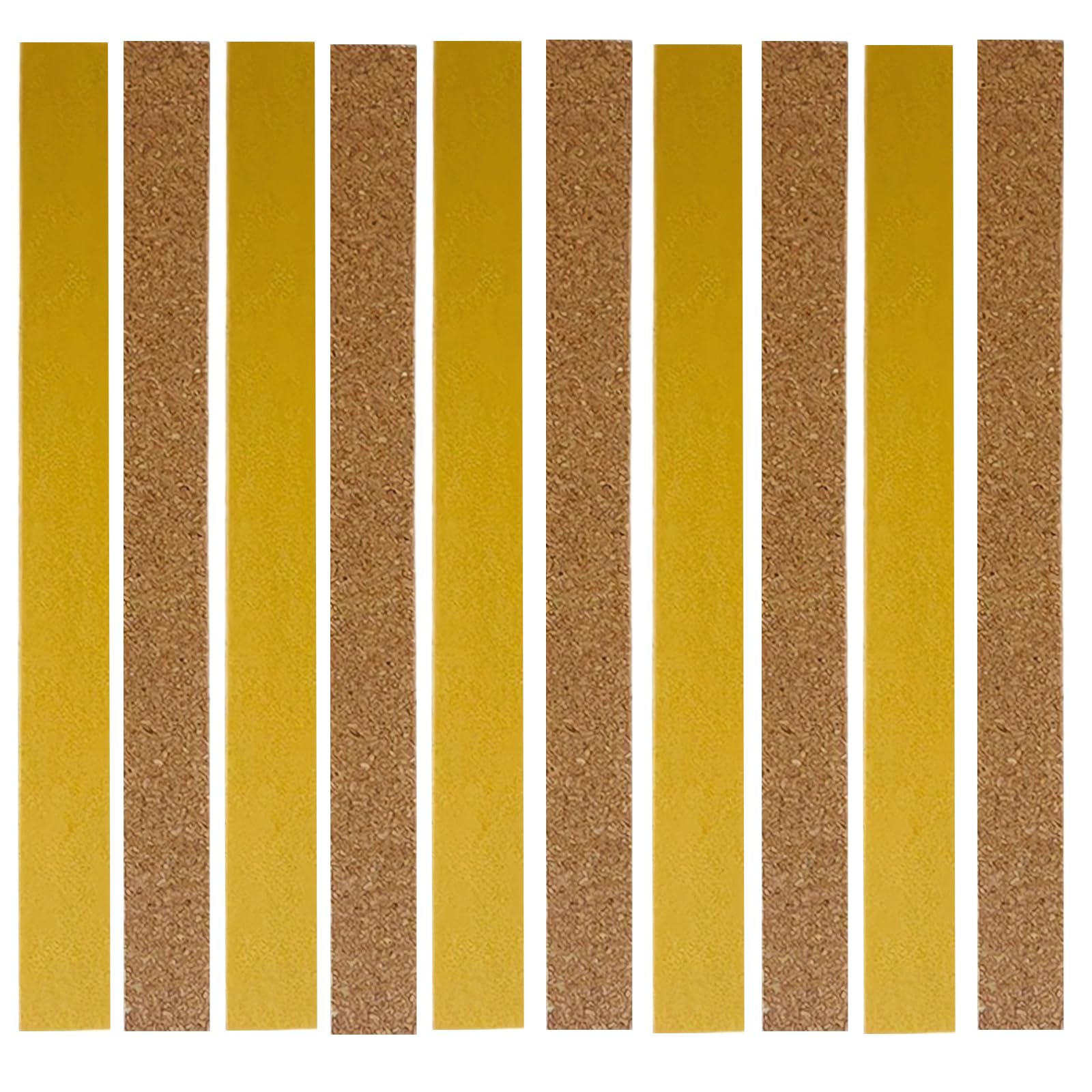 Banda Cappello Autoadesiva 200x20x2mm Sughero Naturale Riduzione Taglia Stabilizzazione 10 Pezzi
