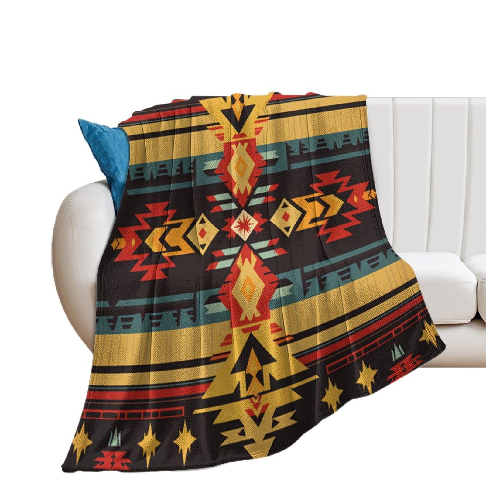 Coperta in flanella, super morbida, 203,2 x 152,4 cm, calda