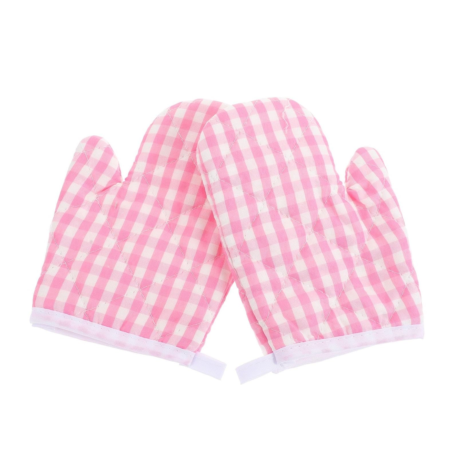 MRKU Guantes para Hornear, Guantes de Cocina Resistentes al Calor, 2 Piezas, poliéster, Alfombrilla térmica Multicolor