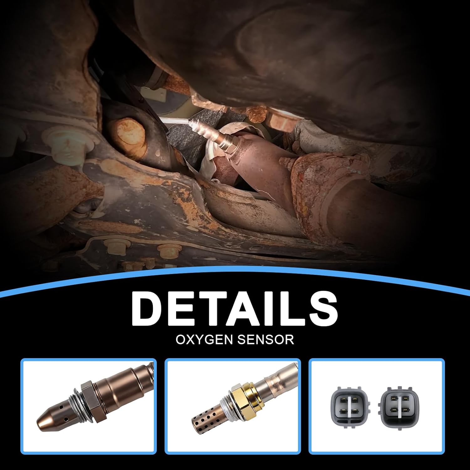 O2 Oxygen Sensor Upstream Downstream Compatible with Lexus ES300h Scion TC Toyota Camry RAV4 2.5L 2011 2012 2013 2014 2015 2016 2017 2018 250-54084 25054084 350-64031 250-24360 25024360