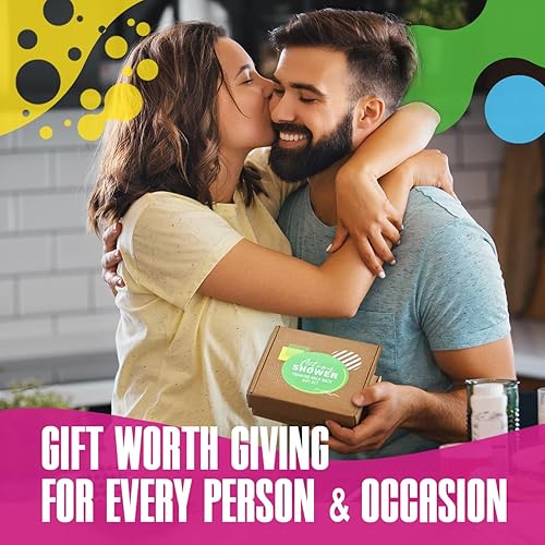 Miniatura 5 de Autumn Shower Epsom - Kit de baño de burbujas de sal - Aceite esencial, vela perfumada, agua de rosas y eucalipto y menta con burbujas de leche,