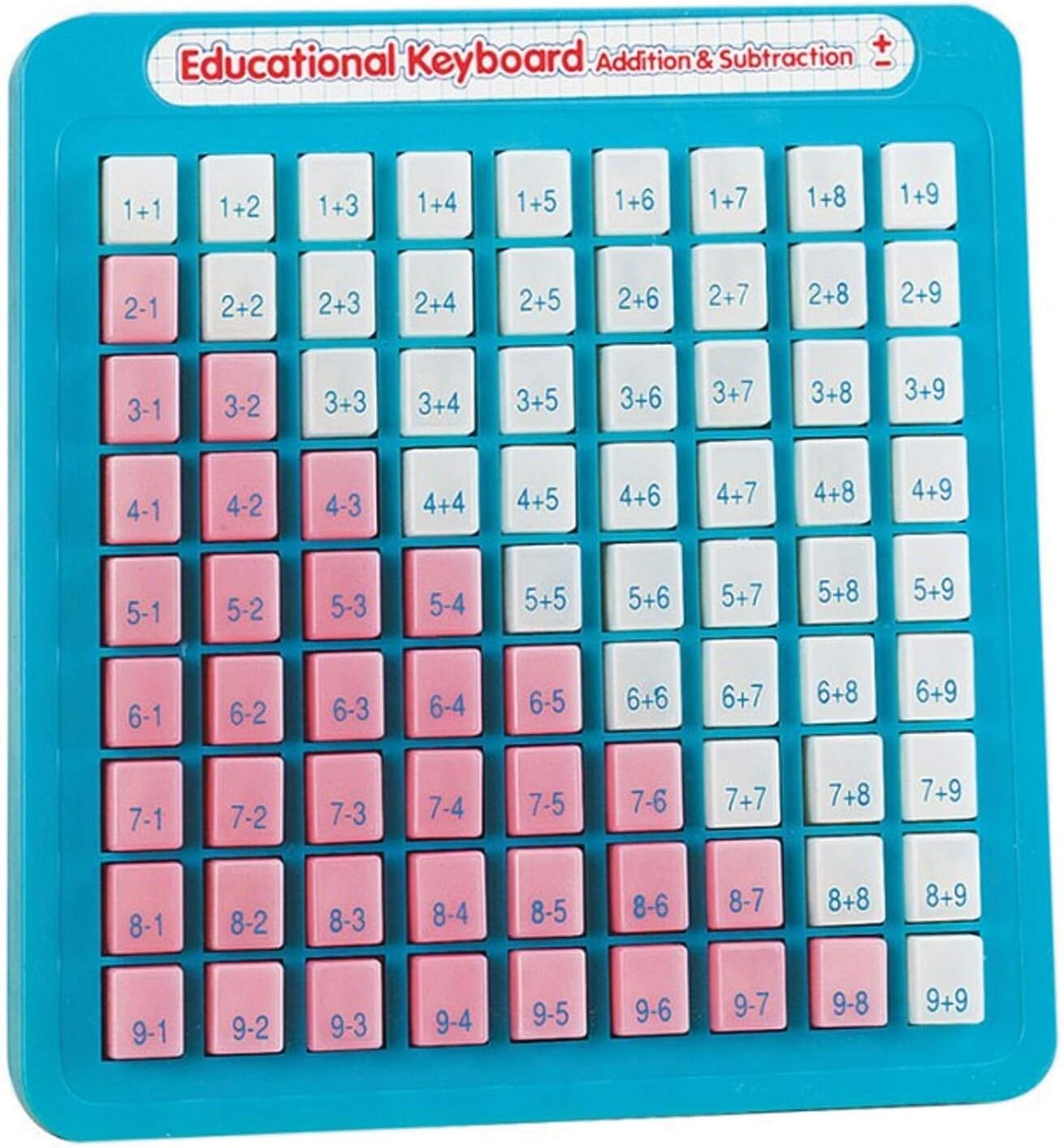 Math Educational Keyboard Addition/Subtraction Plastic