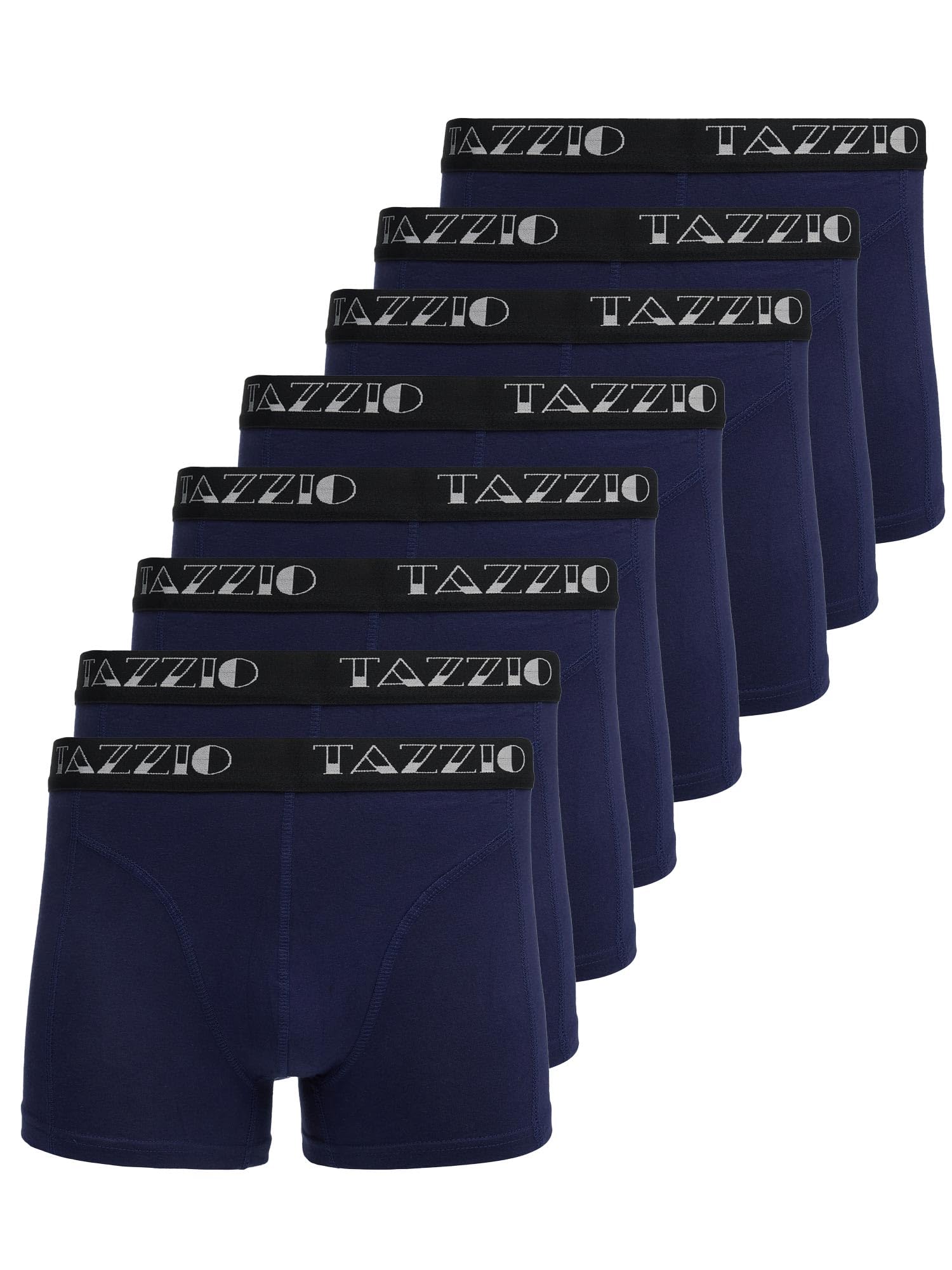 Tazzio Herren Boxershorts BS1000 – 8er Pack Basic Unterhosen Baumwolle – Bequeme Retroshorts mit Komfortbund | Atmungsaktive Männer Unterwäsche