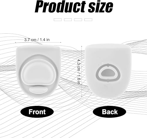 Miniatura 45 de 4 tapones de repuesto para botella, junta de botella de silicona, accesorios para Owala FreeSip de 24 onzas y 32 onzas, piezas de tapa superior