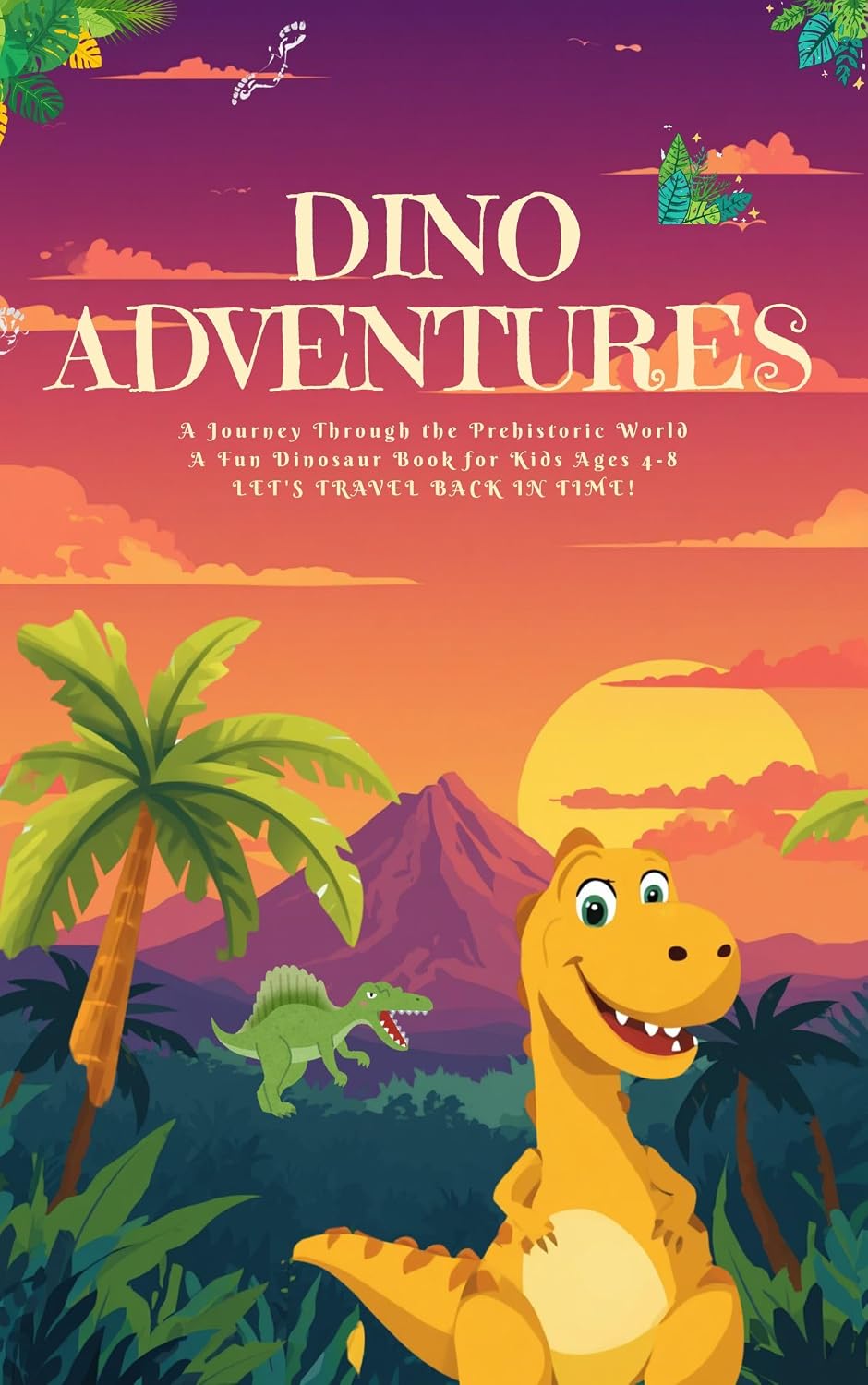 Dino Adventures: A Journey Through the Prehistoric World: A Fun Dinosaur Book for Kids Ages 4–8