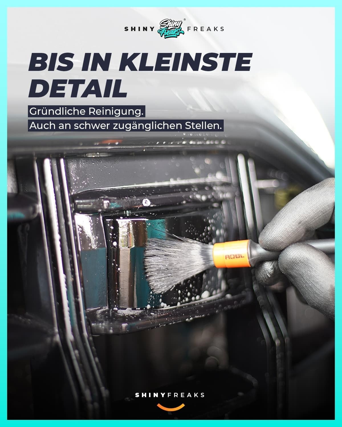 ADBL Autopflege Set: 5+1 Waschset - Insektenentferner Set für die Außenpflege - effektive Reinigung für Lack + Bug Sponge - Auto Handwäsche, Autowaschset | 5-teilig