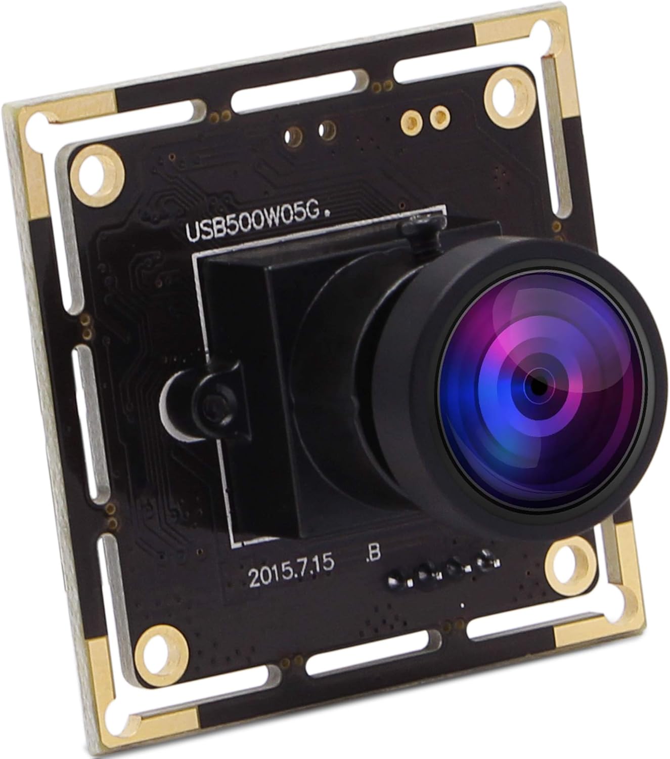 SVPRO 5MP USB Camera Module, Wide Angle 170 Degree Fisheye Mini Camera Board Aptina CMOS Sensor USB Camera Module UVC Support Windows Android Linux Mac for Robot/Research/Medical/Industry