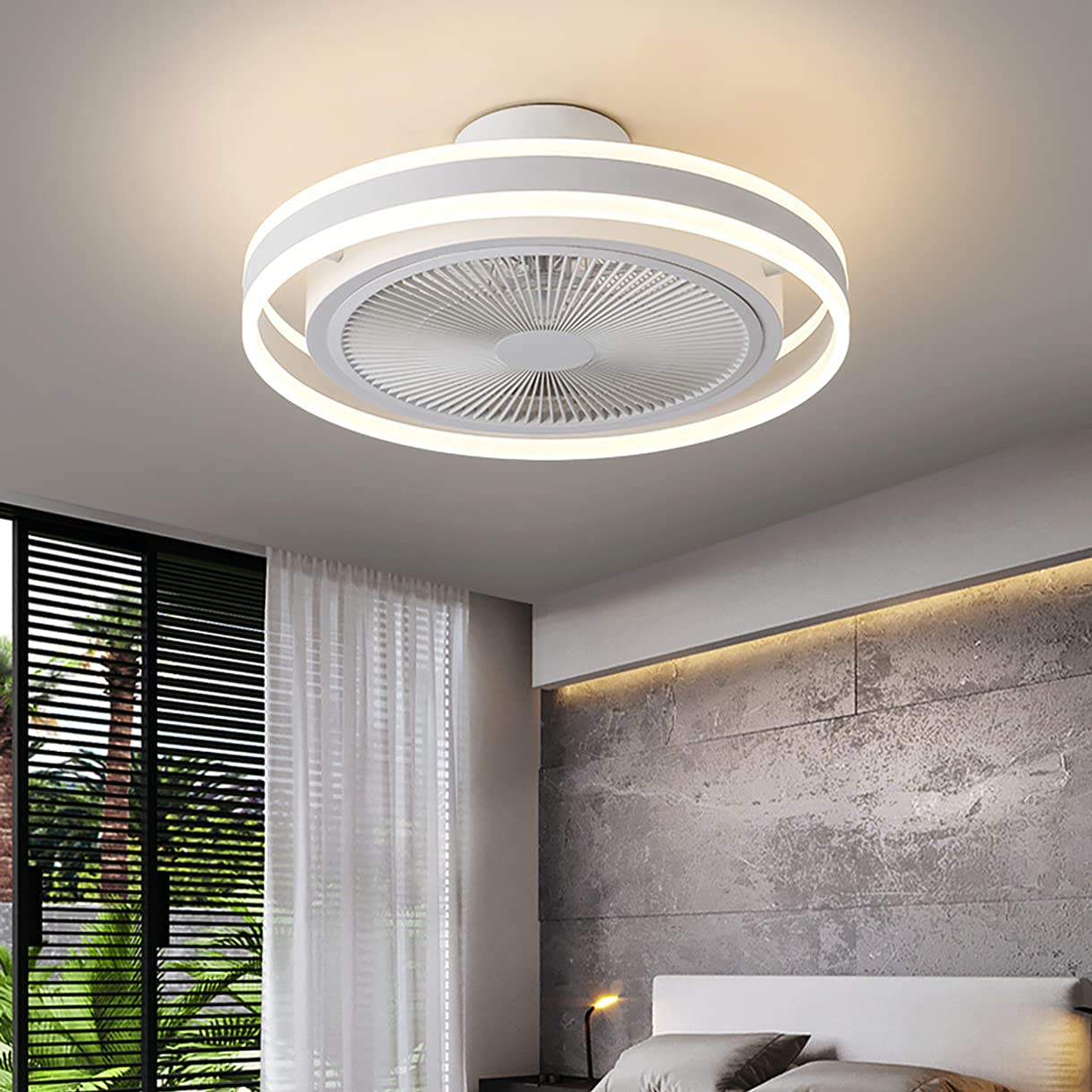 Ventilateur de plafond pour salon silencieux contre la chaleur étouffante
