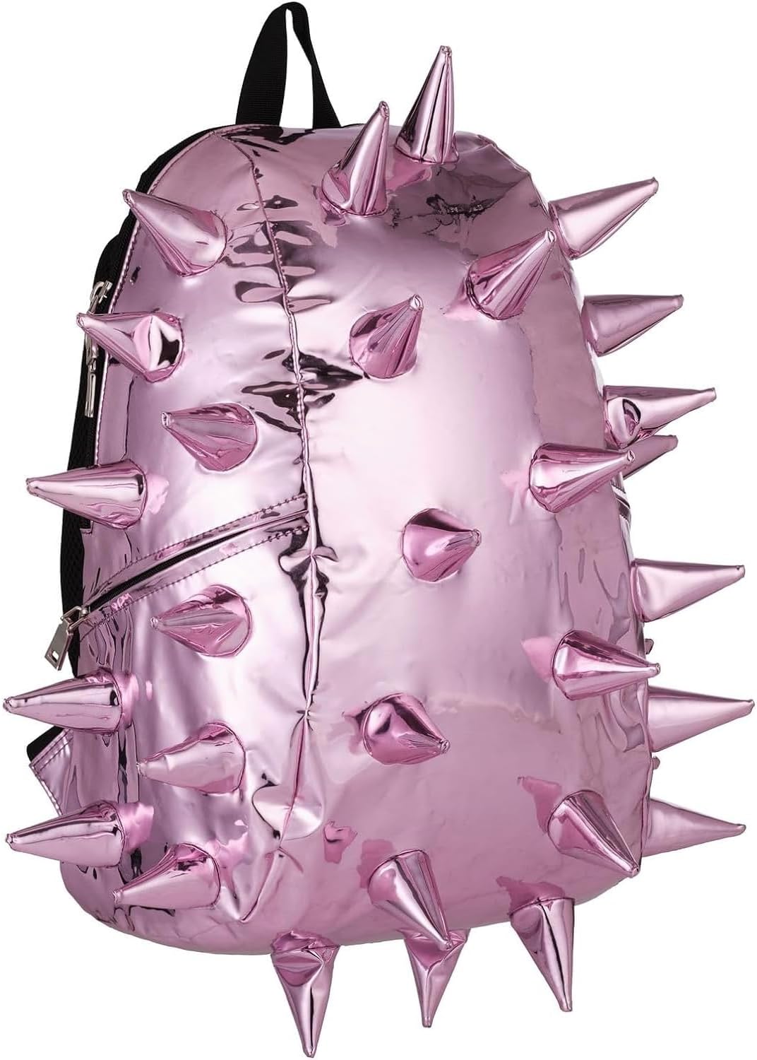 Madpax Spike Mirror Mirror Metallic Pink Premium 15" Laptop Backpack for Men & Women, Durable Lightweight Stylish Carry On Unisex Fun Casual Travel Commuter Bag