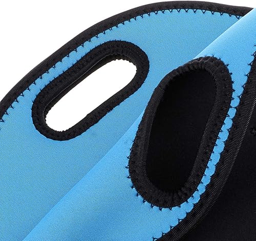 Vista 8 de Hipiwe Paquete de 6 botellas de neopreno aisladas para botellas de bebé, bolsa enfriadora de botellas de cerveza de agua para viajes con asa