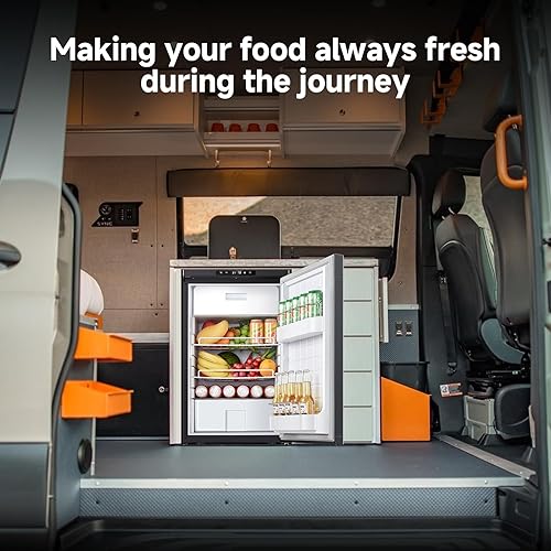 Miniatura 9 de BODEGA COOLER - Refrigerador de 12 voltios, control de aplicación de refrigerador RV de 83 L, refrigerador y congelador de RV, enfriador de