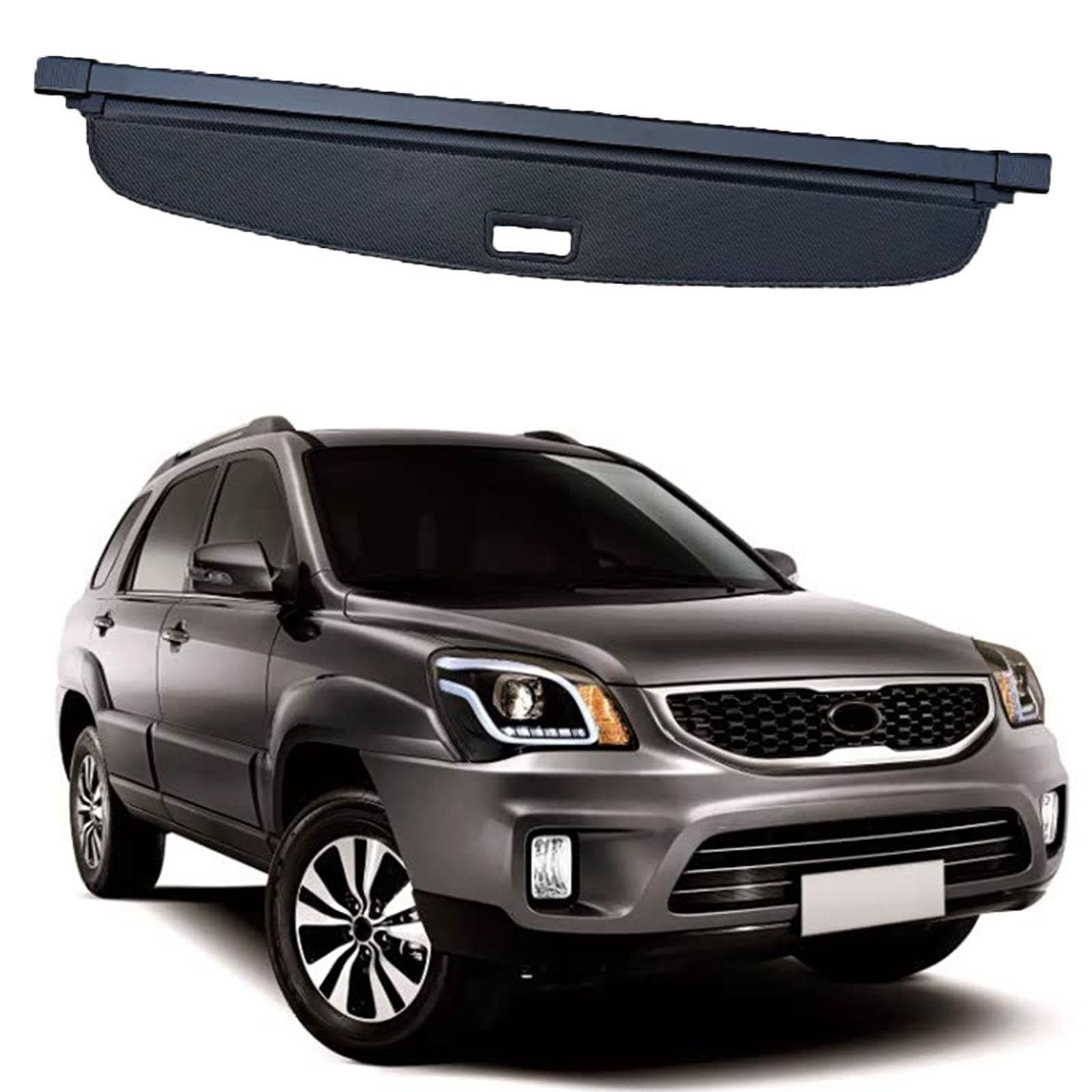SXLGDW Car Retractable Rear Trunk Parcel Shelf,Compatible with KIA Sportage 2006-2015,Car parts