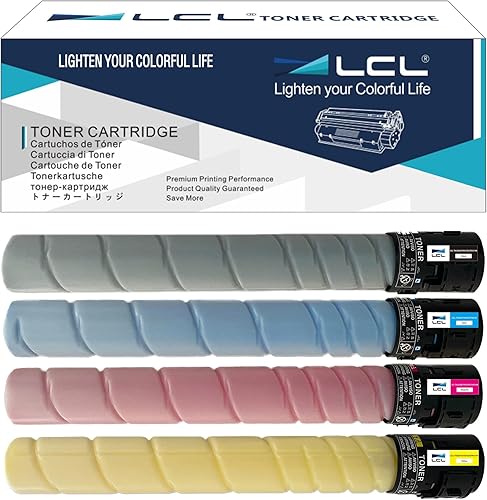 LCL TN514 TN-514 Cartucho de tóner de alto rendimiento para Konica Minolta TN514K TN-514K TN514C TN514M TN514Y para impresoras Bizhub C458 C558 C658