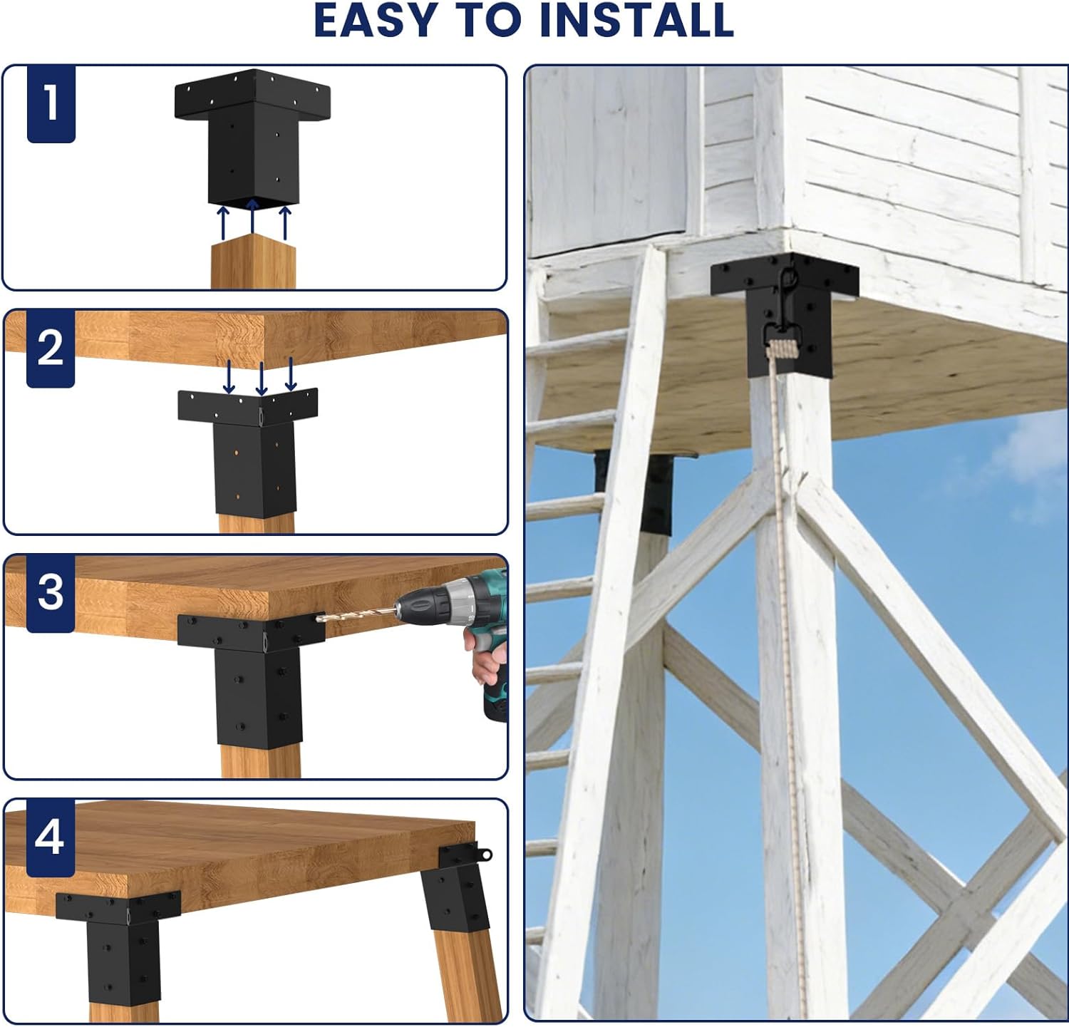 Brackets for Deer Stand