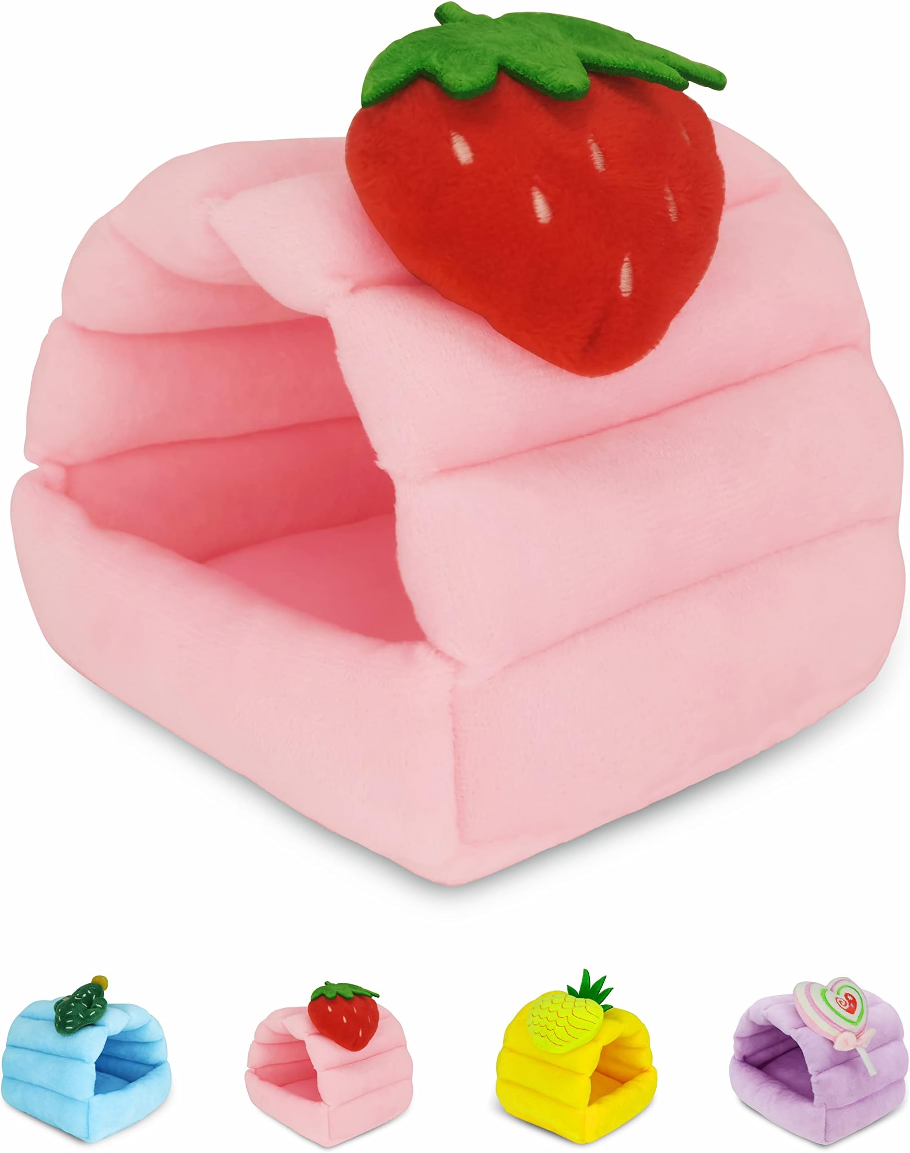 VOZRELS Guinea Pig Bed, Warm Fleece Guinea Pig Hideout