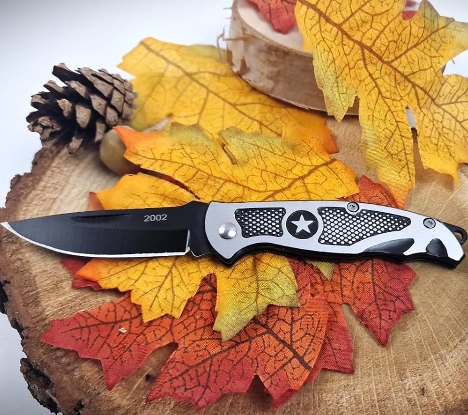 Image of Star Shield Manual Foldable Knife for Vegetables, Fruits Cutting. Carbon Steel Multipurpose Utility Knives for Kitchen. Razor sharp Blade Chef Knife