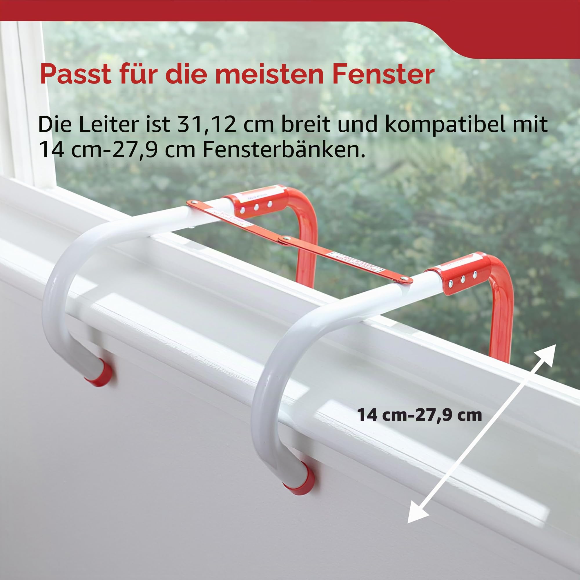 Kidde 468094 Feuerleiter, für 3 Stockwerke, 7,6 m