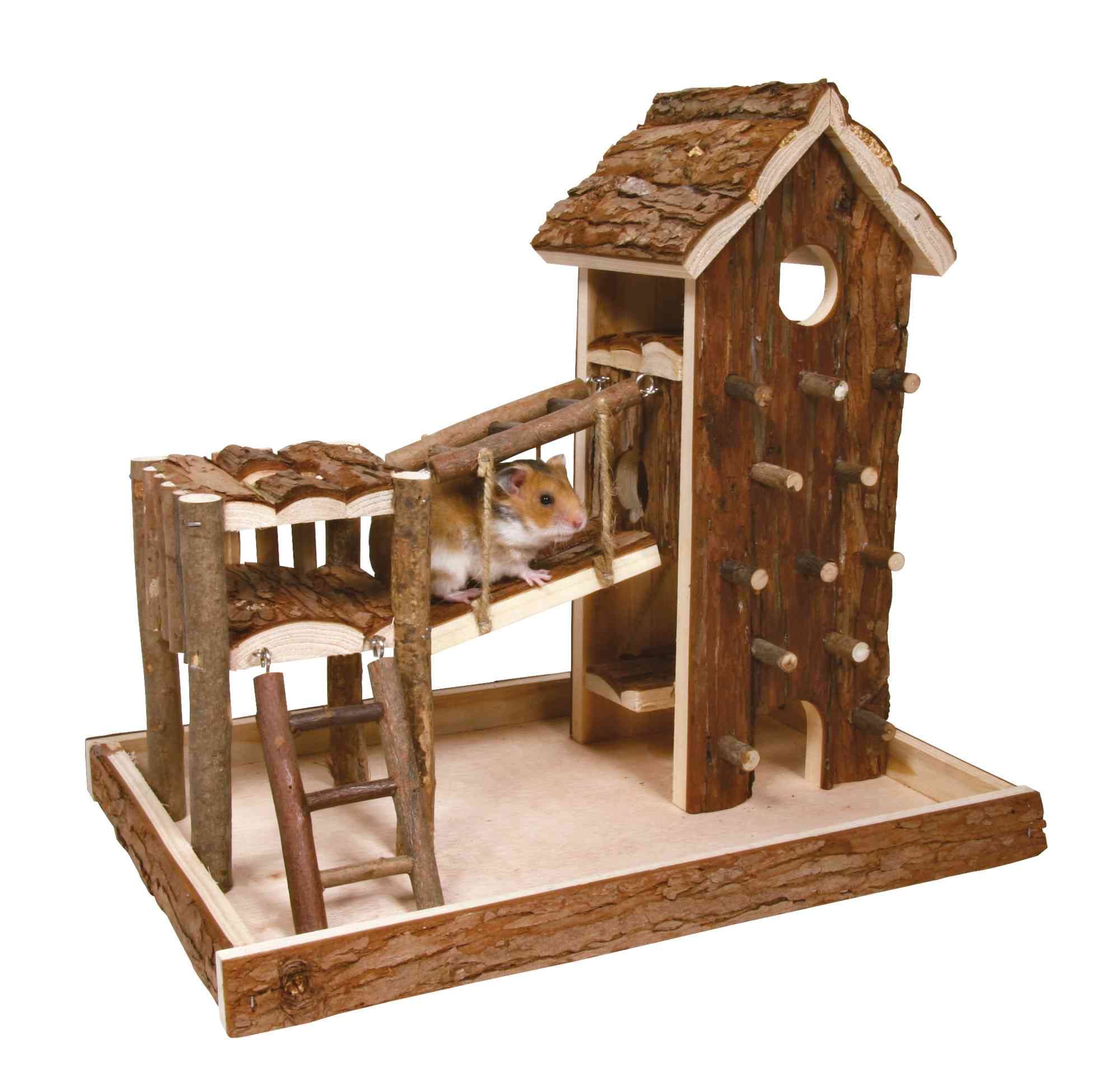 Trixie 61642 Natural Living Spielplatz Birger, 36 × 33 × 26 cm