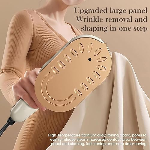 Miniatura 10 de Mini máquina de planchar portátil, mini plancha de vapor de viaje, vaporizador de ropa de mano, precalentamiento rápido, planchado en seco a vapor,