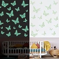 Vista 21 de SAOROPEB Decoración de pared de mariposa 3D, 72 piezas, 3 estilos, 3 tamaños, adhesivo metálico extraíble para pared, calcomanías murales