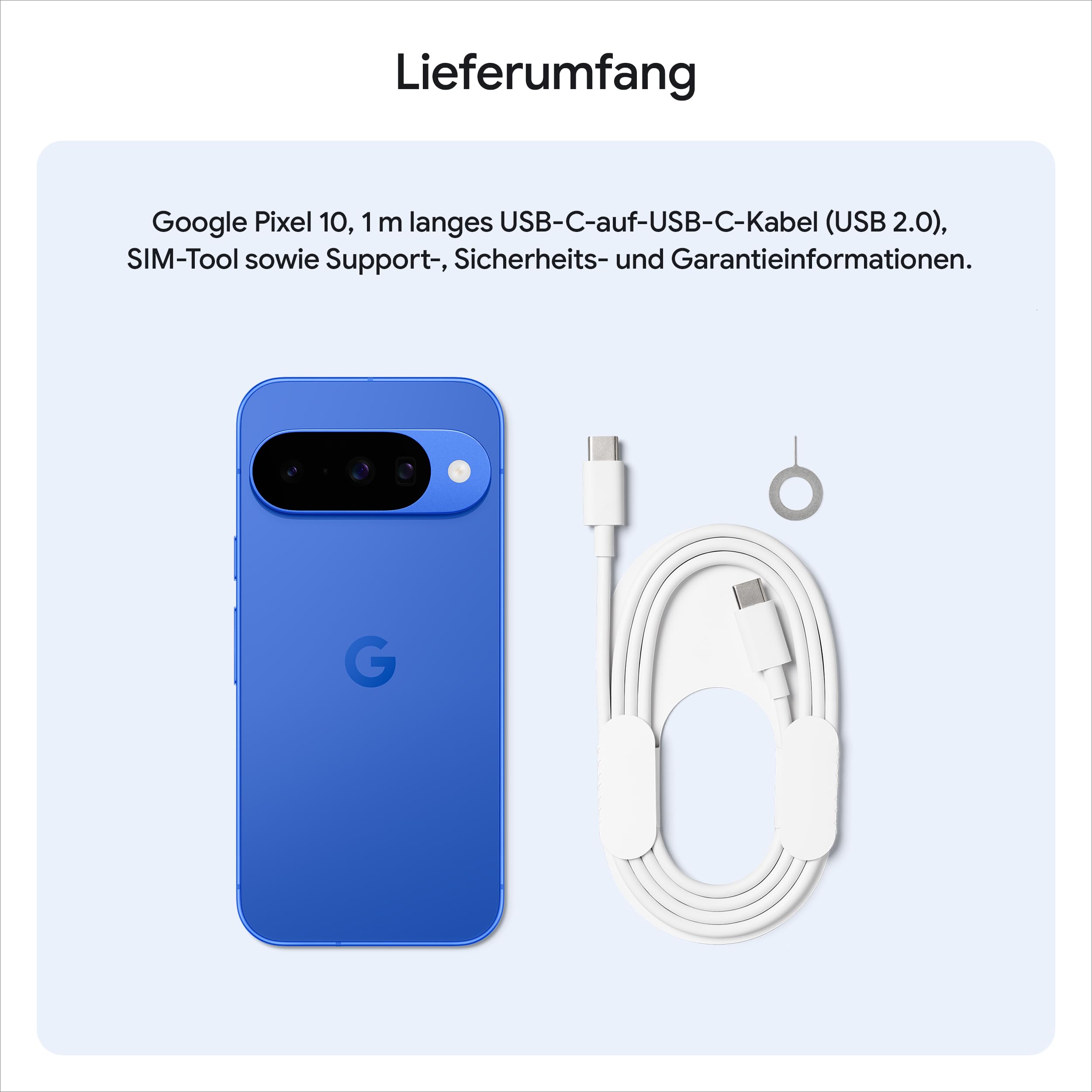 Google Pixel 10 – Android-Smartphone ohne SIM-Lock, mit Gemini, innovativer Dreifach-Rückkamera, mehr als 24 Stunden Akkulaufzeit und 6,3 Zoll großem Actua-Display – Obsidian, 128GB