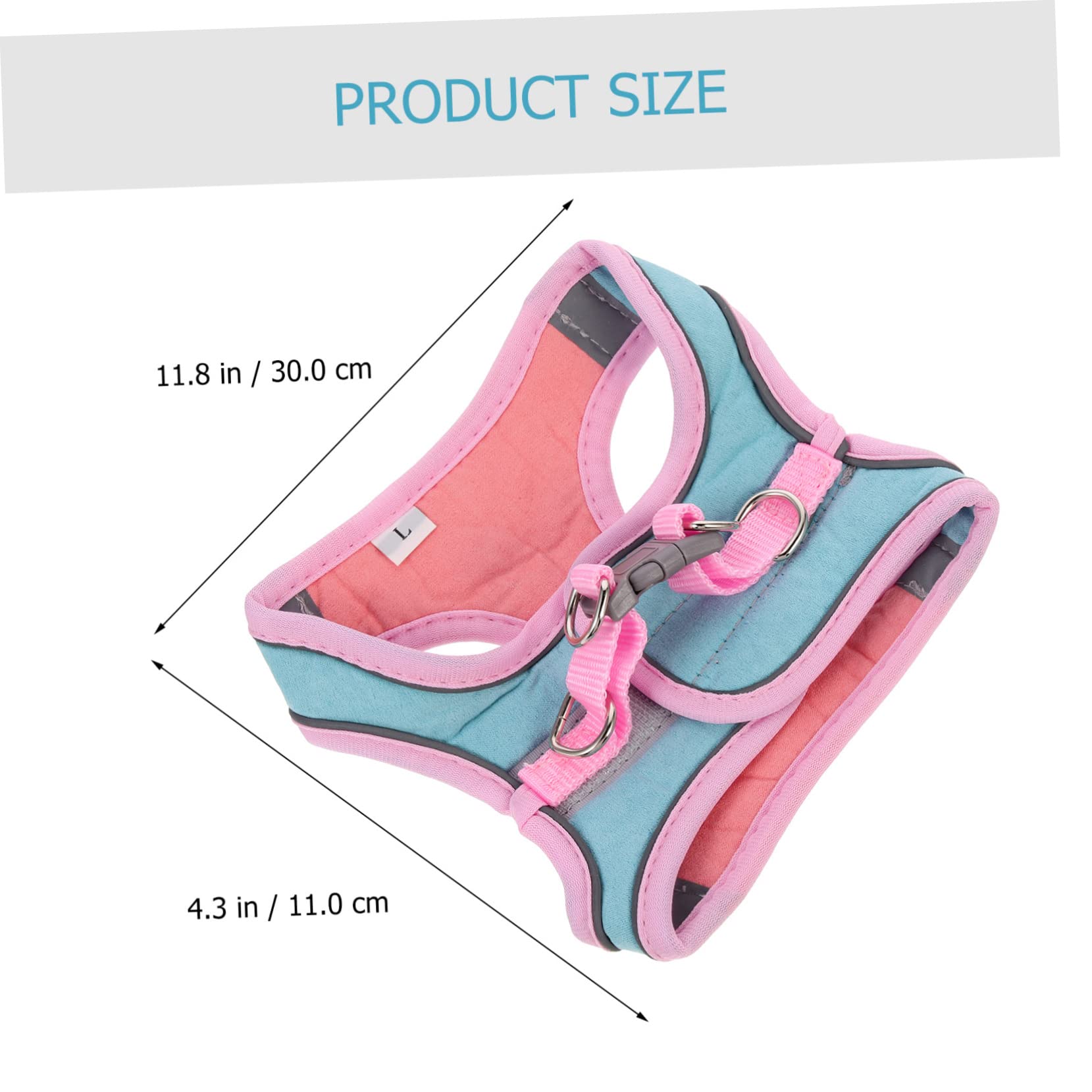 SUPVOX 4sets Pettorina Riflettente Per e Guinzaglio Per Passeggiate e Allenamenti All Design Pratico e Sicuro Per