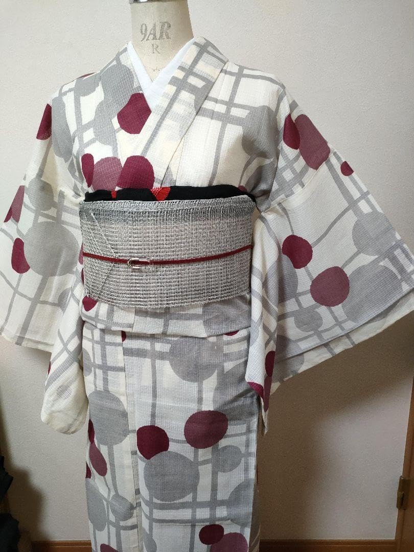 Amazon.co.jp: 綿紅梅浴衣 夏着物 大塚呉服店 撫松庵ふりふ サイズは