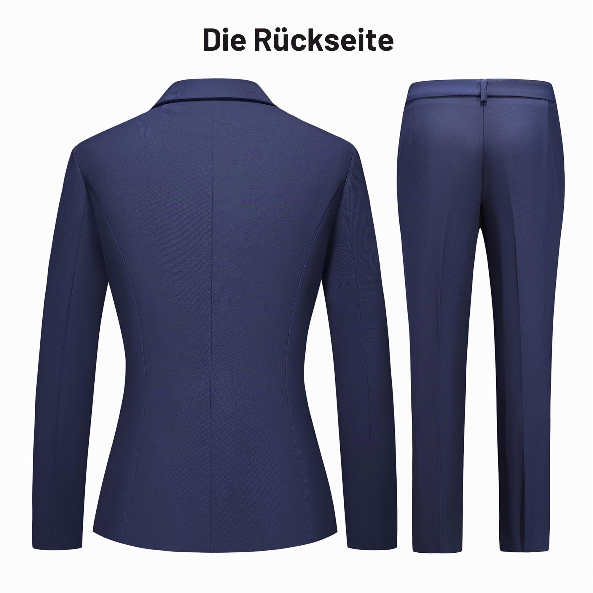 Damen Business Anzüge, professionelle 2-teilige Slim Fit Kostüme für Damen