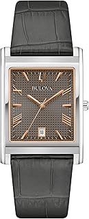 Bulova Men's Classic Leather Strap Watch