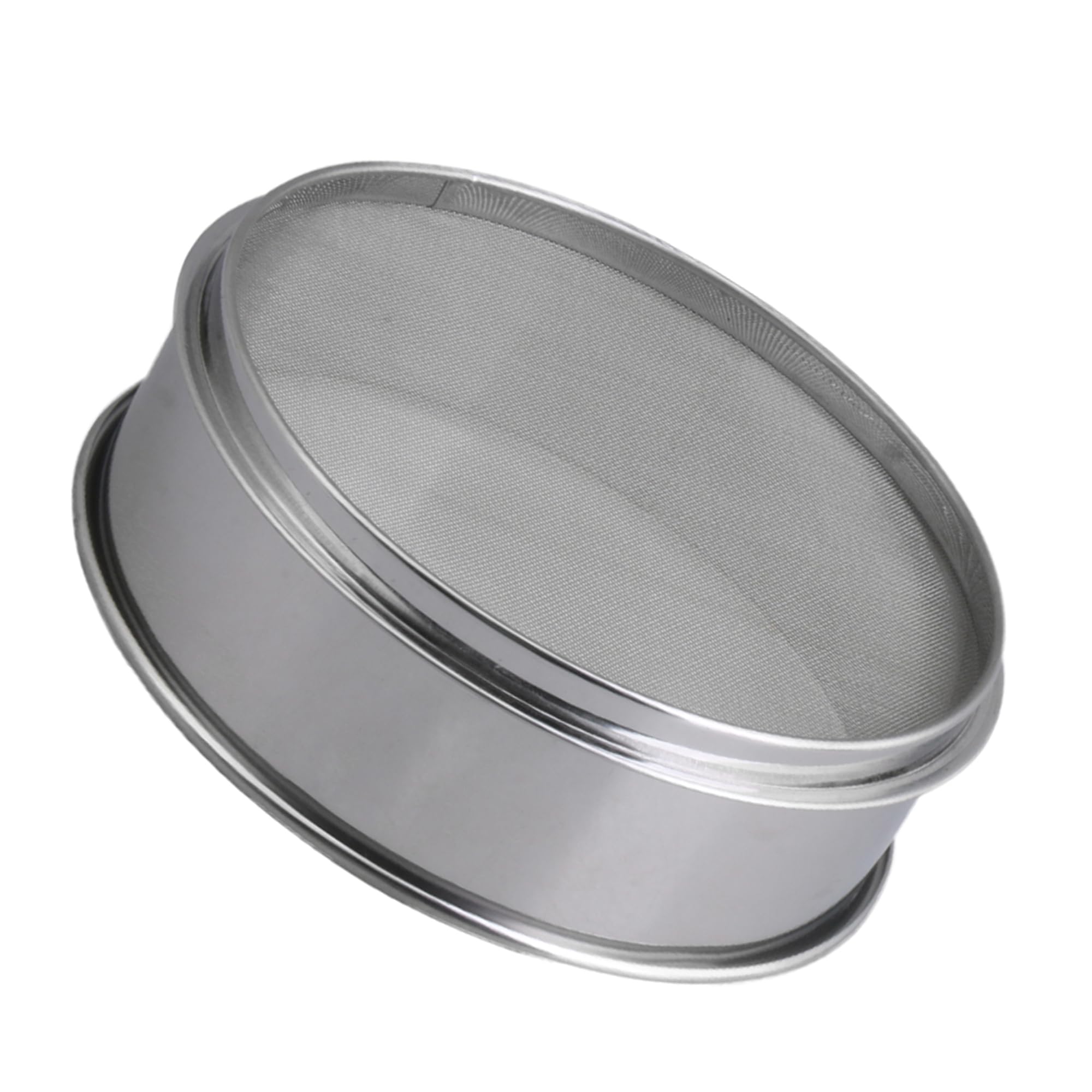 Colador de malla de harina, colador de harina, tamiz de cocina, herramienta para hornear, 20 x 6,5 cm, paquete de 3