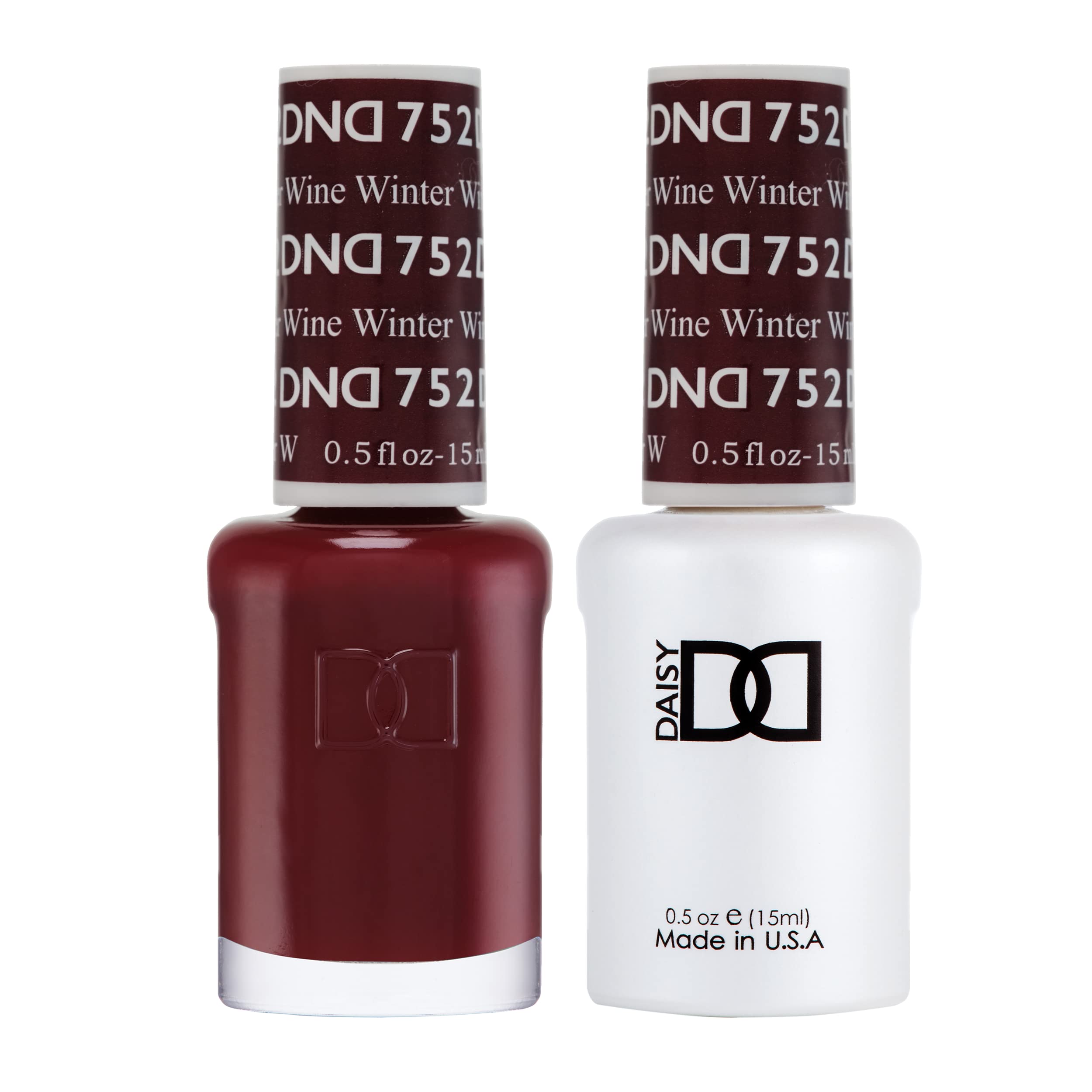 DND Gel Polish Set Red Collection UV LED GelPolish and Air Dry Nail Lacquer Matching Chip-Free Polish Duo