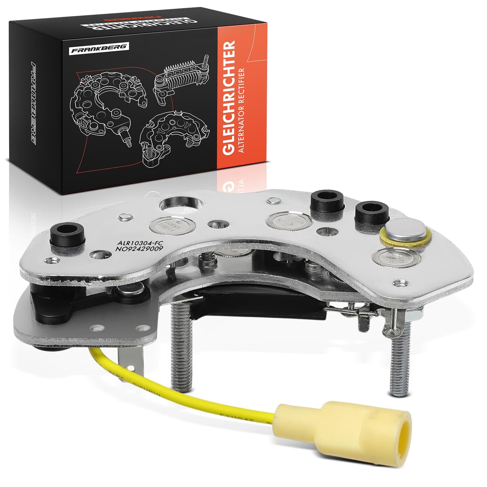 Frankberg Raddrizzatore per alternatore 12V 115mm 132718 | Compatibile con: Autobus di linea E, Pianale/telaio Transit E, Scatola di transito E
