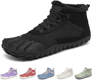 Winter Barfußschuhe für Damen – Warm Gefüttert & Breiter Zehenbox, Gr. 36-42