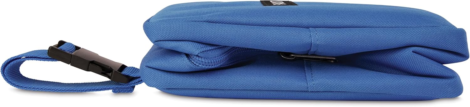 PackIt Freezable Upright Snack Box, Azure Blue, Built with EcoFreeze Technology, Fully Freezable, Collapsible, Reusable, With Top Buckle Handle and Top Load Design, For Perishable Snacks On the Go