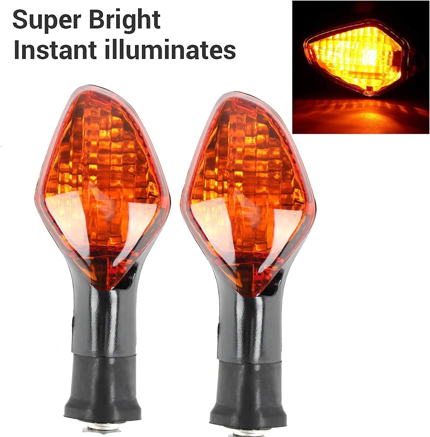 Amazon.com: 2x Turn Signal Indicator Light Blinker Lamp For Honda