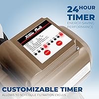 Vista 12 de XtremepowerUS Sistema de bomba de filtro de arena de alto flujo, tanque de filtro de 13", piscina sobre el suelo de 10,000 galones, bomba de piscina