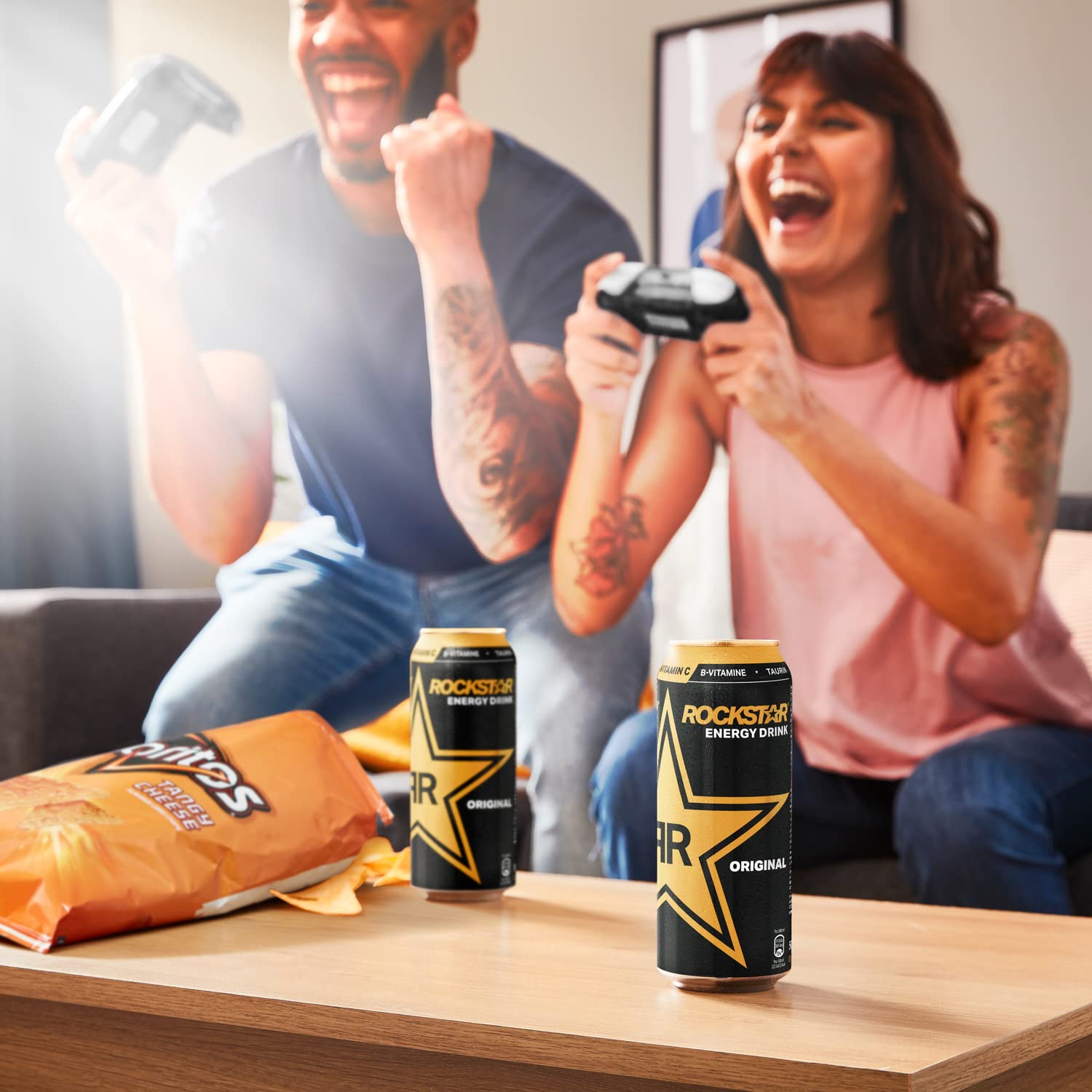 Rockstar Energy Drink Hemp Prickly Cactus Refreshing Drink with Caffeine  for Kick Energy, Disposable (12 x 500ml) : Amazon.com.be: Grocery