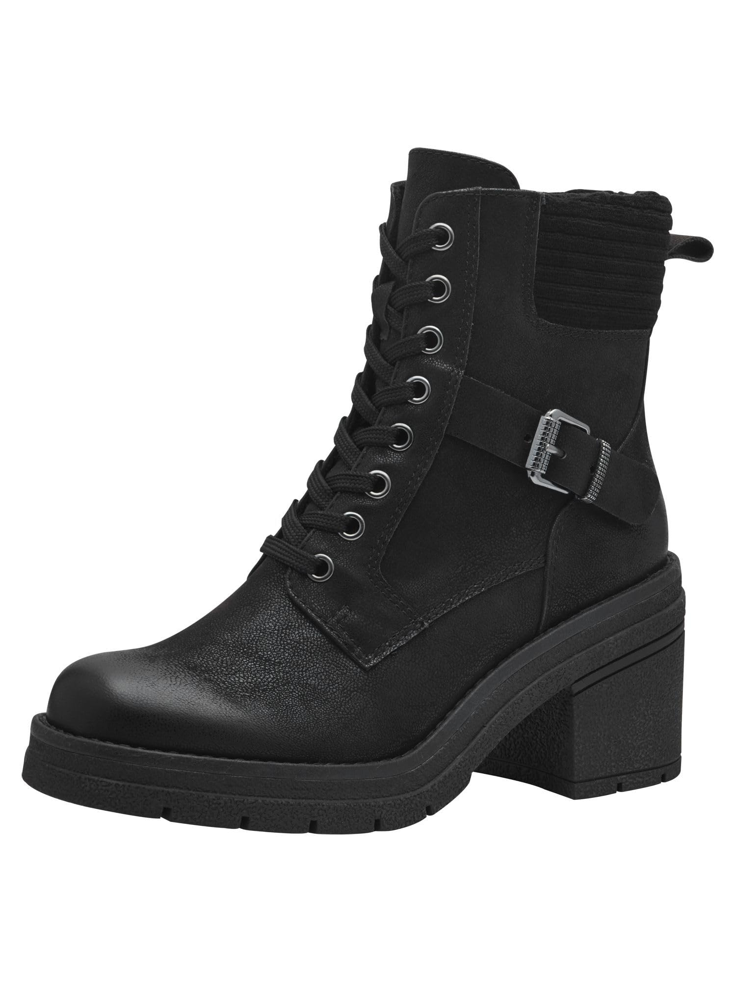 MARCO TOZZI Women's Laced Bootie 2-25287-43 Fashion Boots, Black, 41 EU, black, 8.5 UK