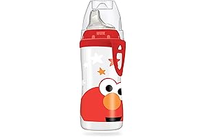 Elmo Sippy Cup for Toddlers 1-3 by NUK: Unbreakable & Spill-Proof