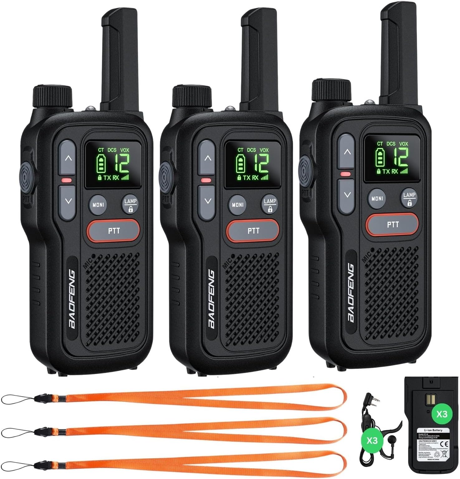 Walkie Talkie Baofeng GT-22 PMR446 - Senza Licenza, Portata Fino A 3 Km | Ricaricabile USB-C - Foto 4