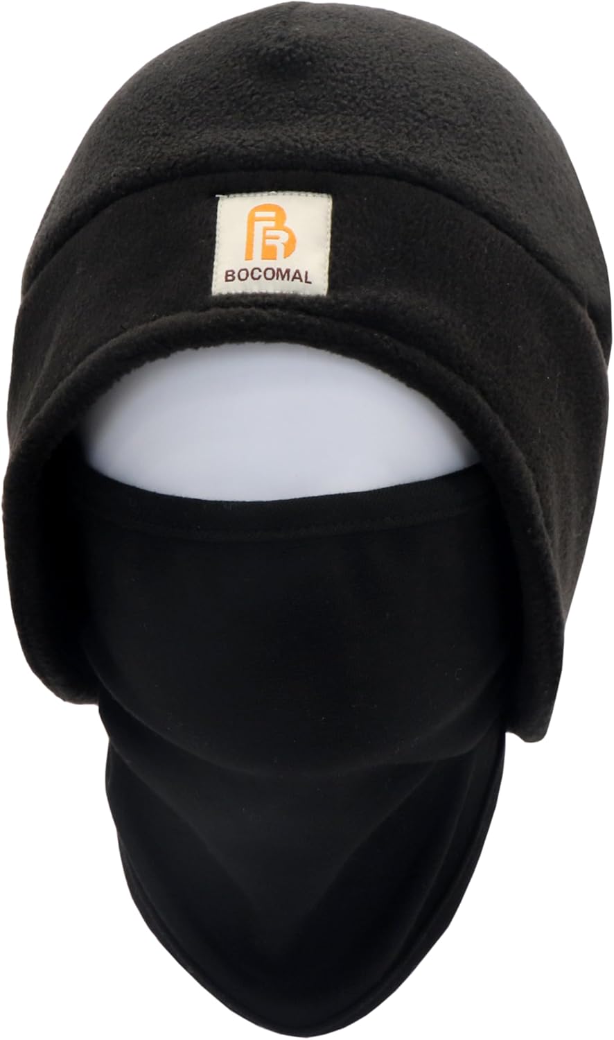 BOCOMAL FR Face Mask Full Head Cover Winter Fleece Flame Resistant Balaclava 11oz Modacrylic Blend Hood Arc Rated - Image 2