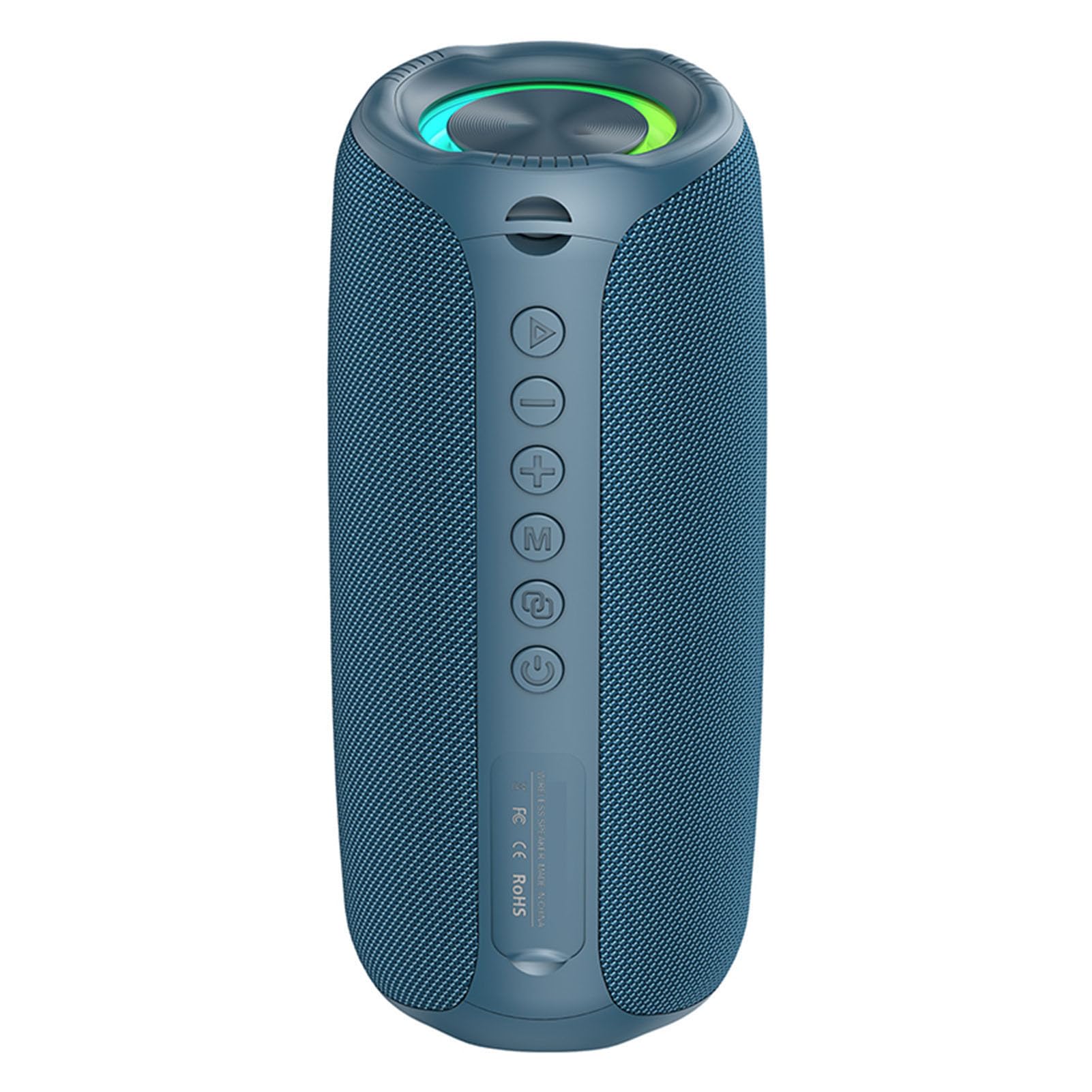 Ejoyous Altoparlante Portatile Wireless con Driver Full Range da 52 Mm, Altoparlante Wireless BT 5.4, Luci RGB, 3600 MAh Ricaricabile, Portata 10 M per Giochi all'aperto per Feste in Casa (BLUE)
