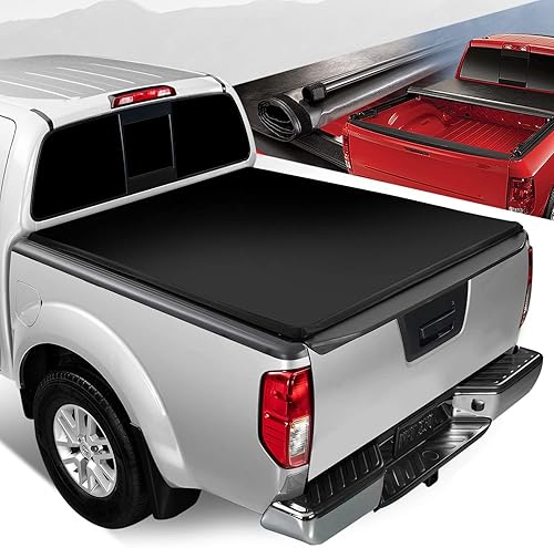 Auto Dynasty Cubierta enrollable Tonneau para caja de camioneta compatible con Frontier 5 pies FleetsideStyleside Bed 2005-2023, parte superior disponible en Yaxa Costa Rica