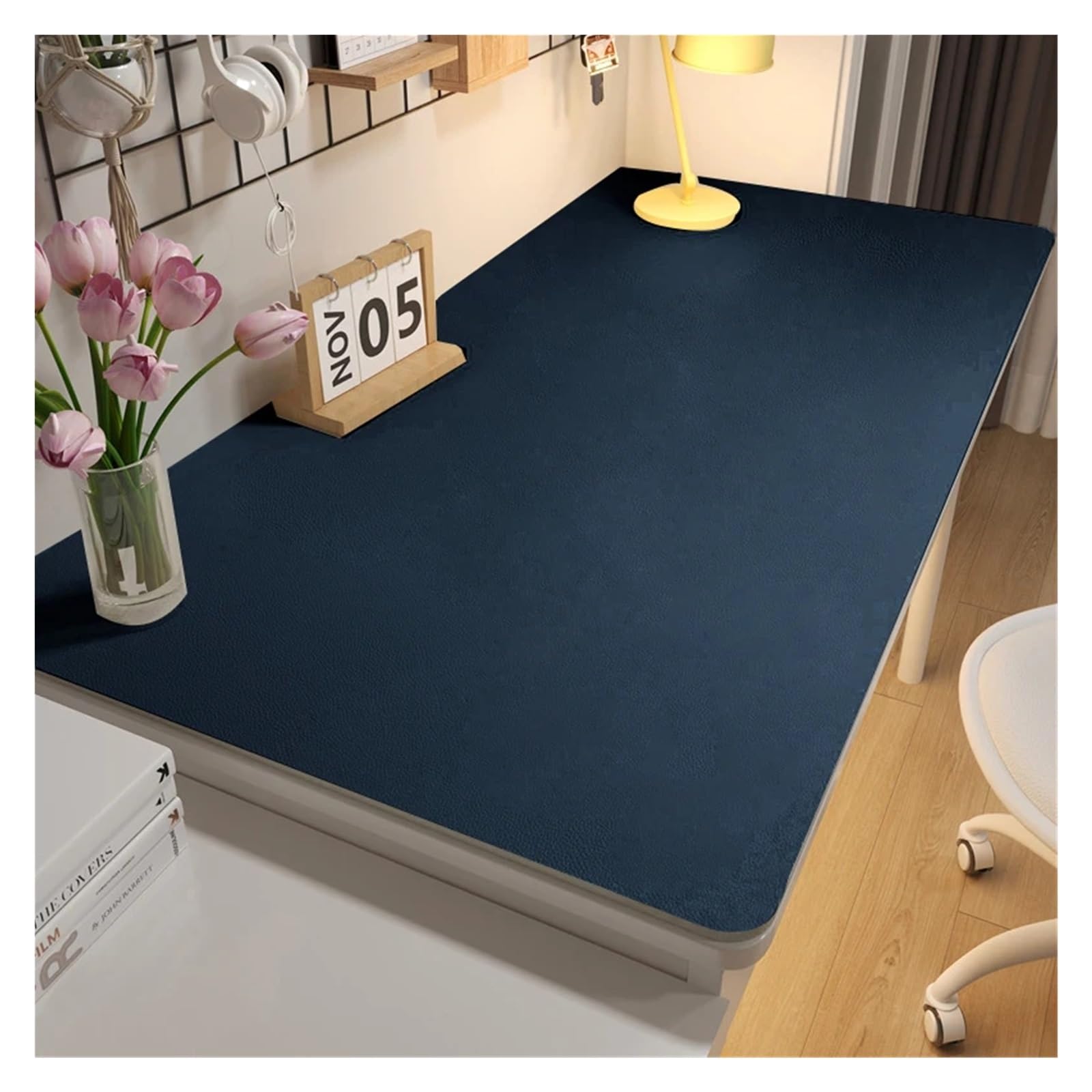 Tappetino da scrivania in pelle, tappetino da tavolo impermeabile resistente all'olio, copertura protettiva for scrivania da pranzo e cucina(Color 4,L 70x140cm)