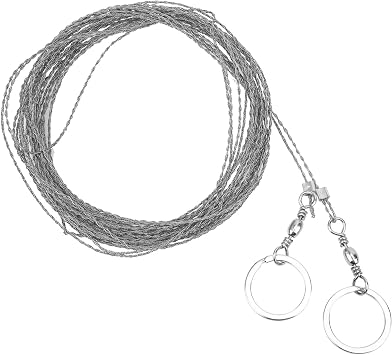 Portable Wire Saw 33ft Stainless Cutting String Emergency Camping Rope Kit Outdoor Trees Wood Cutting